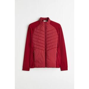 H&M puffer red running jacket NWOT